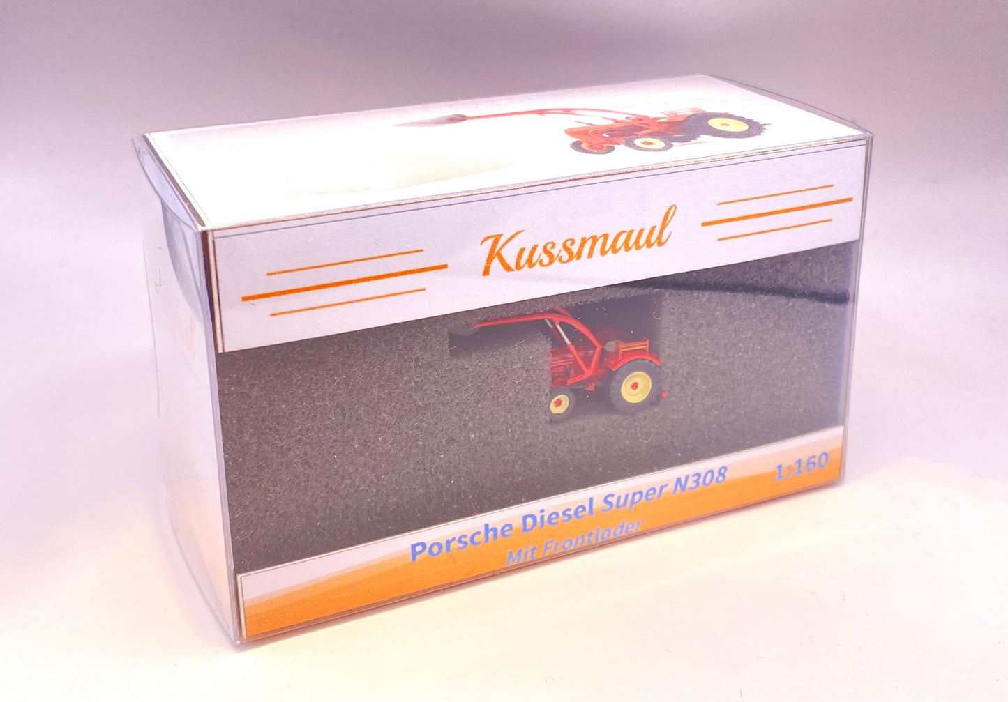Porsche Diesel Super N308 mit Frontlader - Traktor, Schlepper - N / 1:160