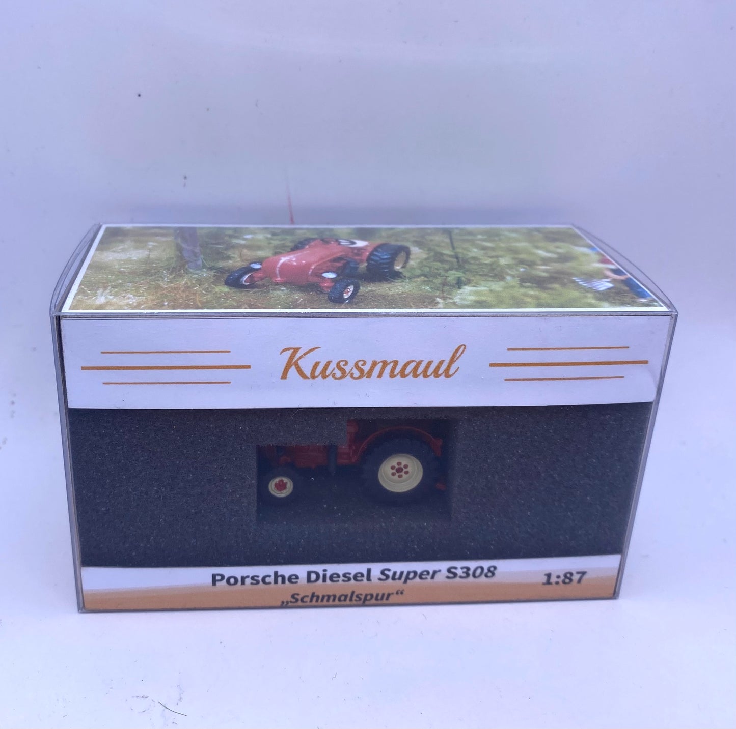 Porsche Diesel Super S308 - Schmalspur Traktor, Schlepper - H0, 1:87