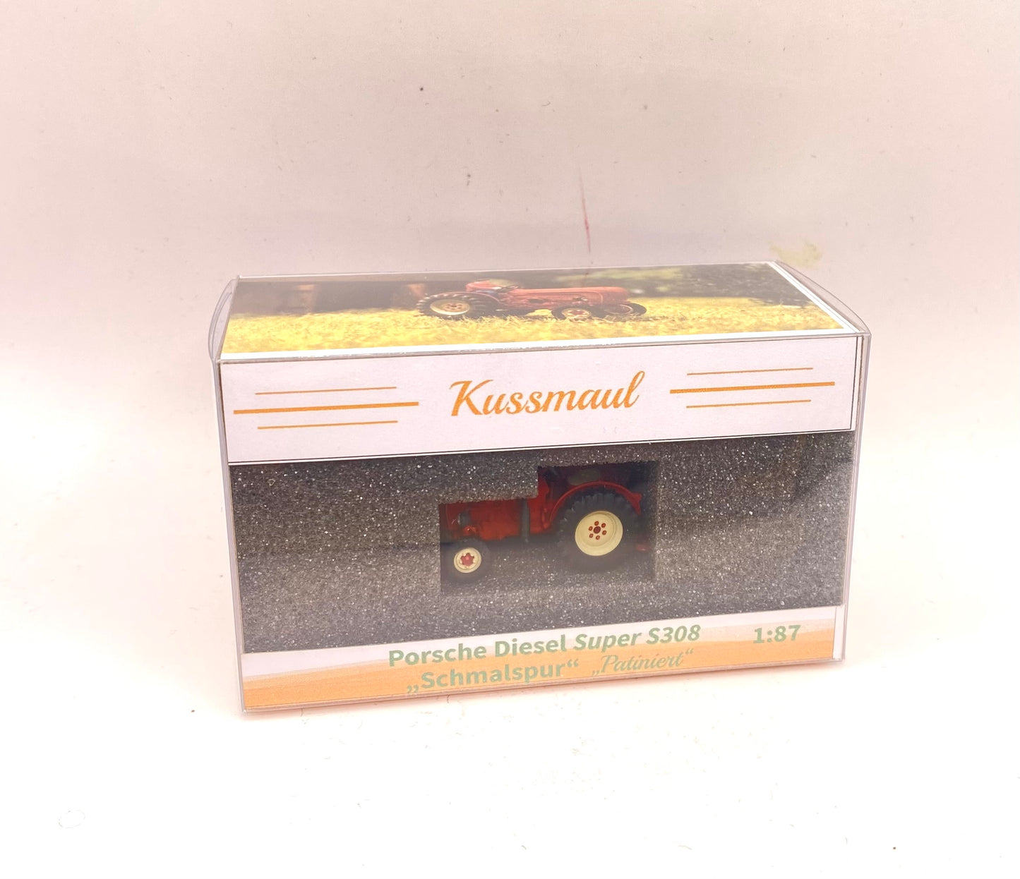 Porsche Diesel Super S308 "Patiniert" - Schmalspurtraktor, Schlepper - H0, 1:87 - Modeler Series