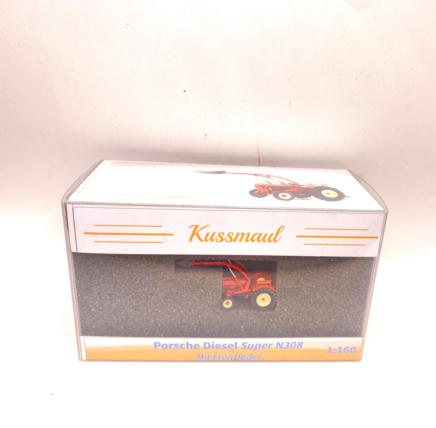 Porsche Diesel Super N308 mit Frontlader - Traktor, Schlepper - N / 1:160