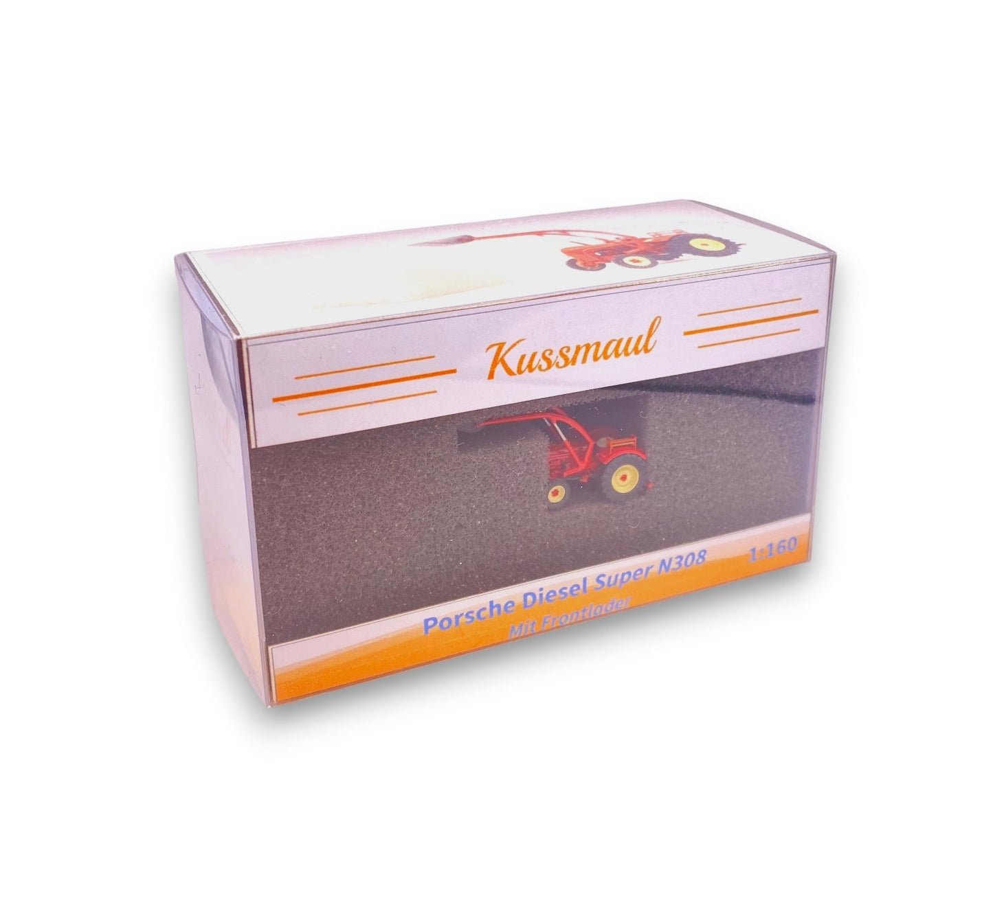 Porsche Diesel Super N308 mit Frontlader - Traktor, Schlepper - N / 1:160