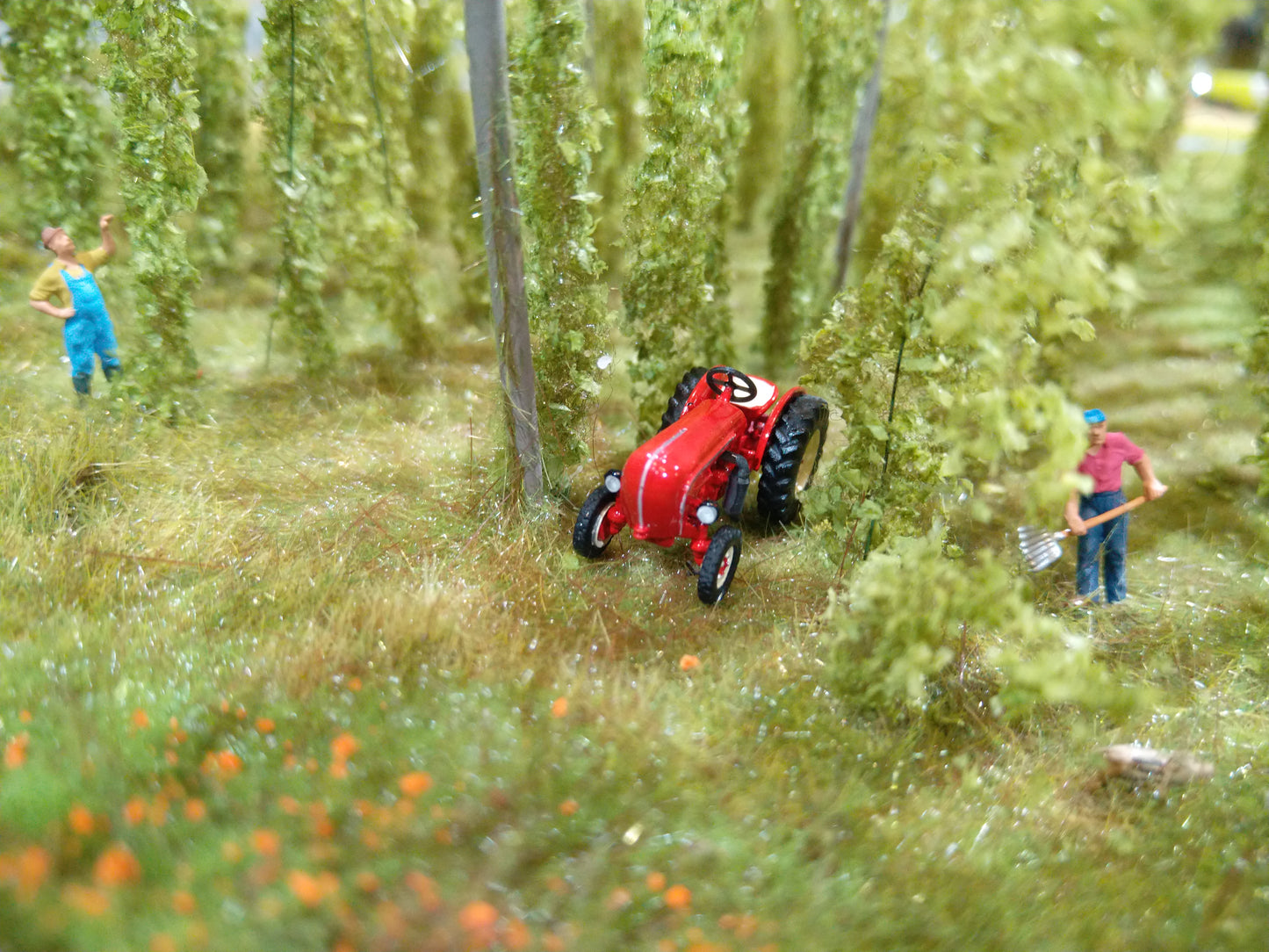 Porsche Diesel Super S308 - Schmalspur Traktor, Schlepper - H0, 1:87