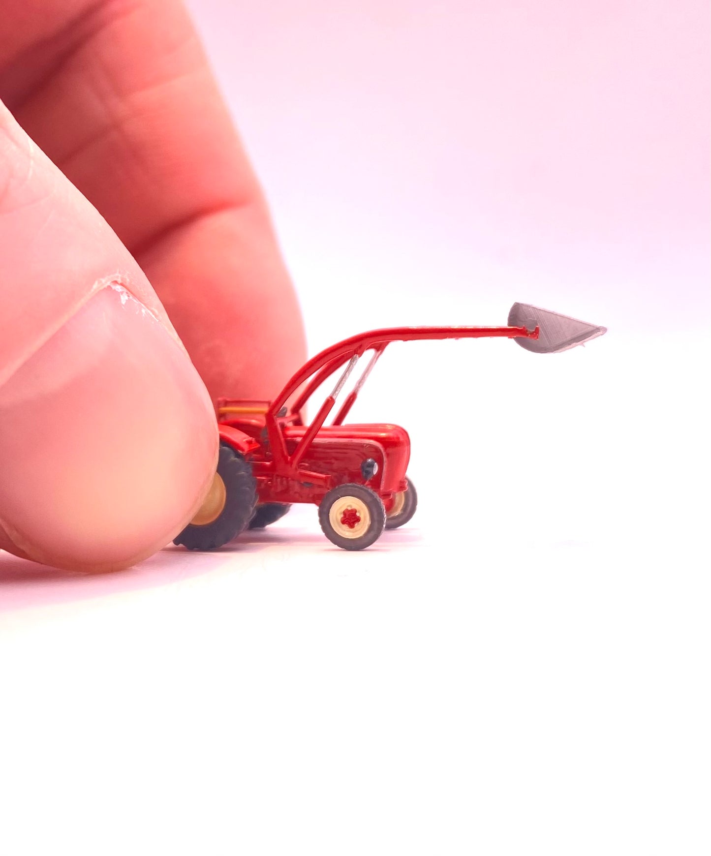 Porsche Diesel Super N308 mit Frontlader - Traktor, Schlepper - N / 1:160