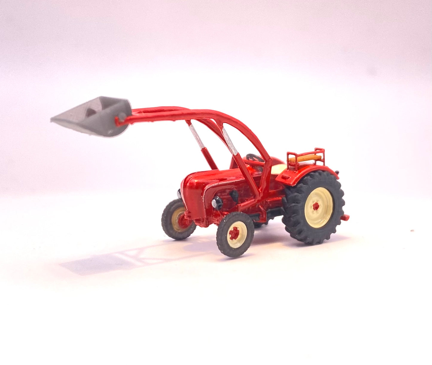 Porsche Diesel Super N308 mit Frontlader - Traktor, Schlepper - N / 1:160