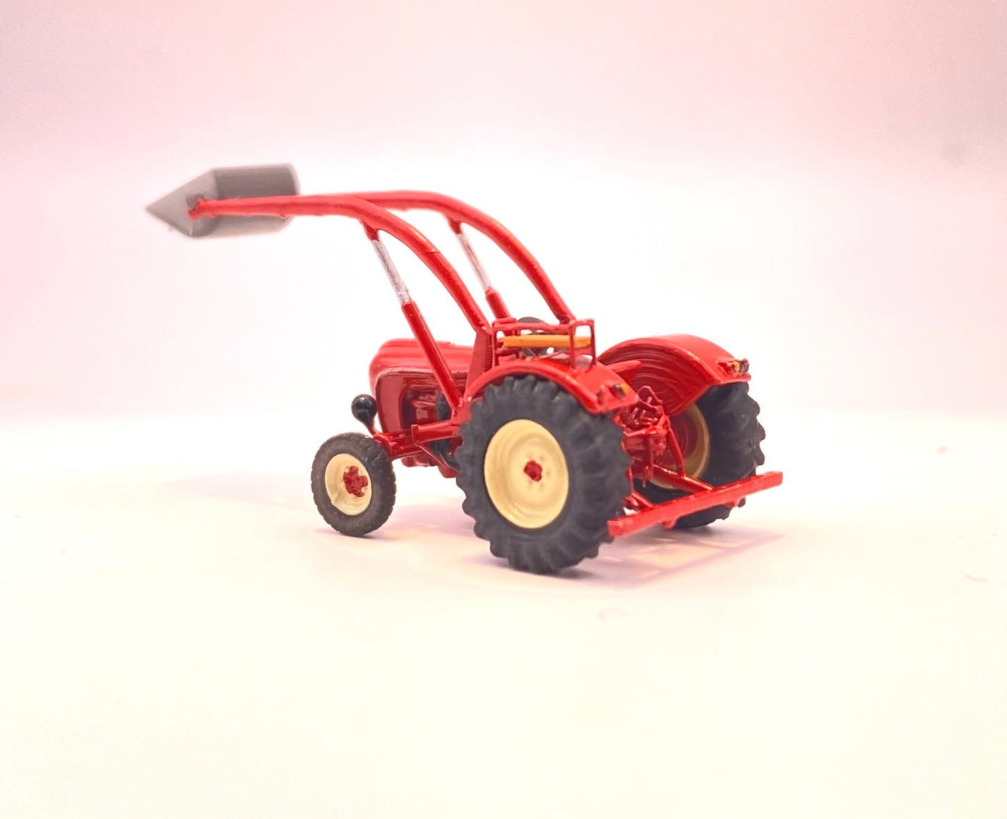 Porsche Diesel Super N308 mit Frontlader - Traktor, Schlepper - N / 1:160