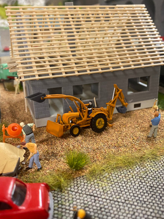 Porsche Diesel Super B308 "Gealtert" - Baggerlader, Baumaschine - H0, 1:87 - Modeler Series