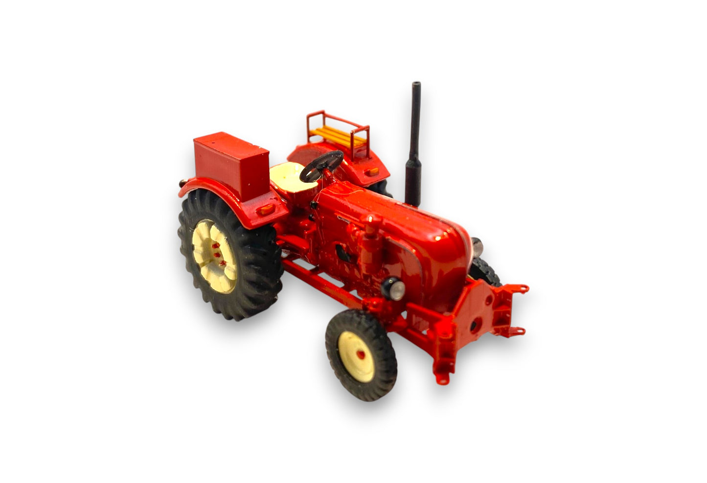 Porsche Diesel Super B308 „abgerüstet“ - Traktor, Schlepper, Baumaschine - H0 1:87 (rot)