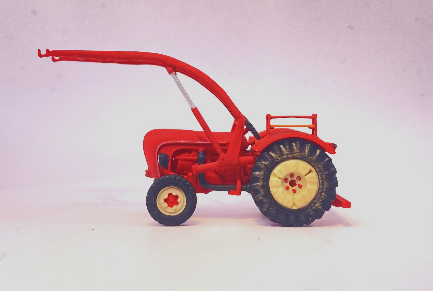 Porsche Diesel Super N308 mit Frontlader "Patiniert" , Traktor, Schlepper - H0, 1:87 - Modeler Series